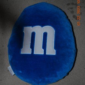 M&M Blue pillow